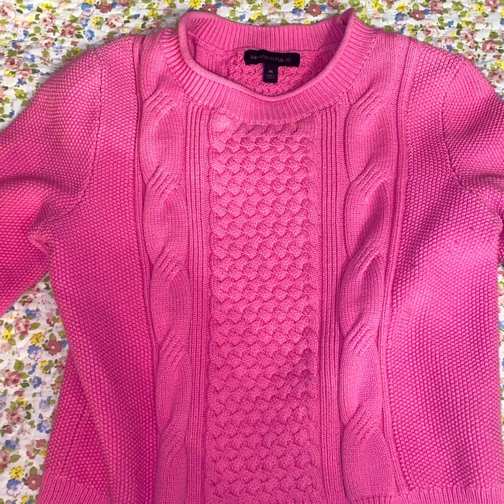 Pink Banana Republic Sweater